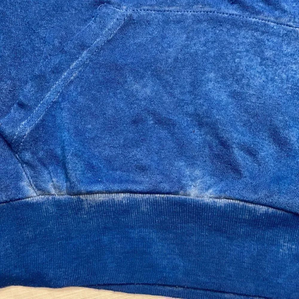 Blue Long Sleeve Distressed Top - Picture 5 of 6